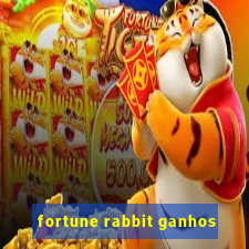 fortune rabbit ganhos