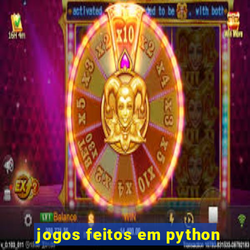 jogos feitos em python