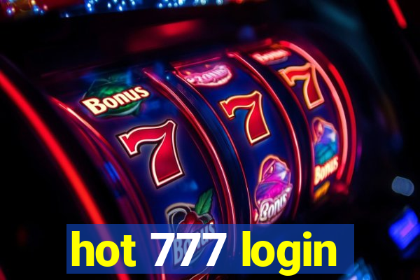 hot 777 login