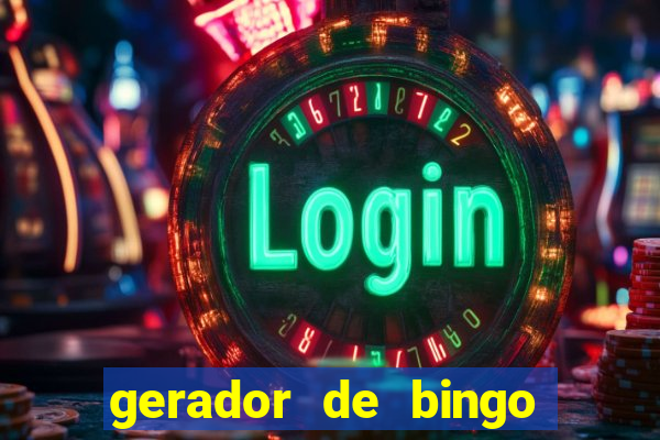 gerador de bingo de palavras