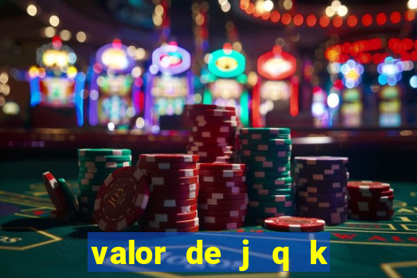 valor de j q k en blackjack