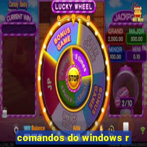 comandos do windows r