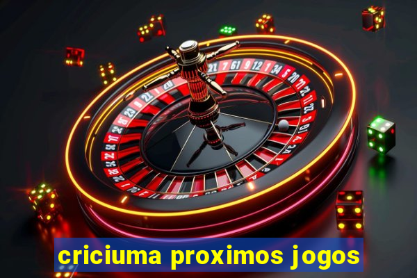 criciuma proximos jogos